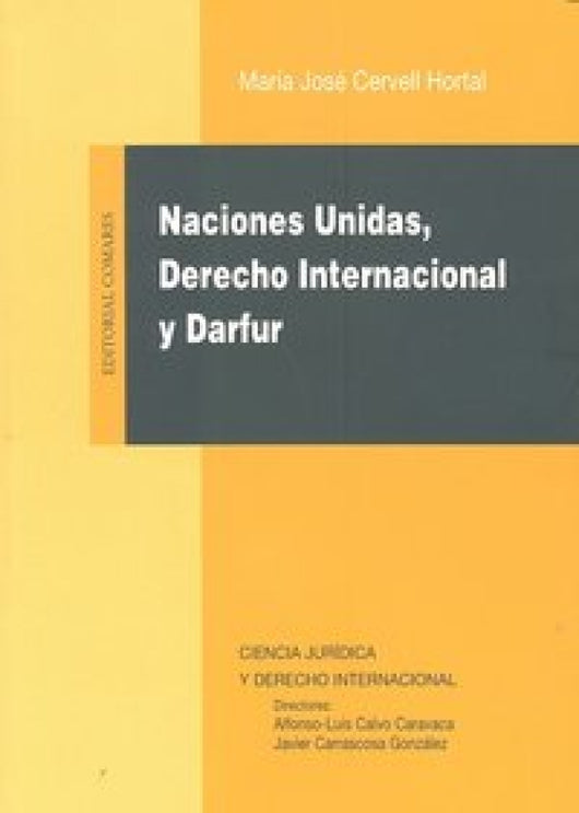 Naciones Unidas Derecho Internacional Y Darfur. Libro