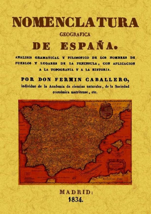 Nomenclatura Geográfica De España Libro