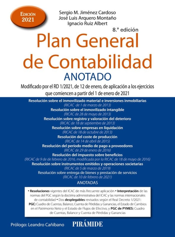 Plan General De Contabilidad Anotado Libro