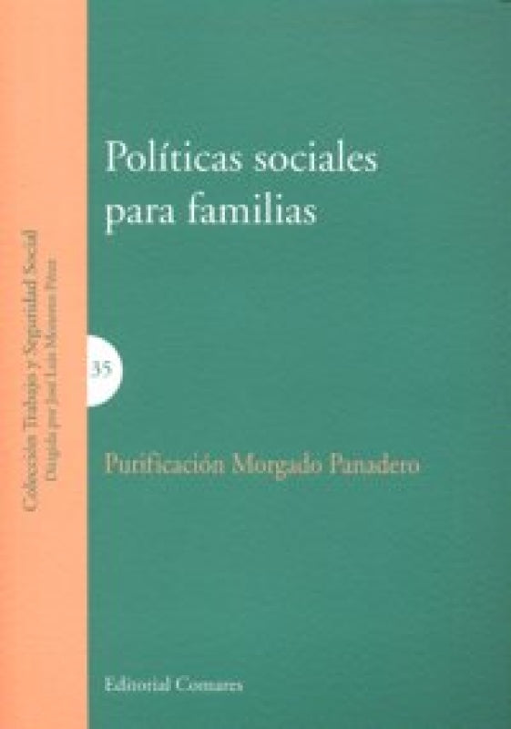 Politicas Sociales Para Familias. Libro