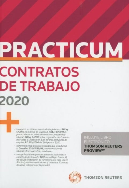 Practicum Contratos De Trabajo (Papel + E-Book) Libro