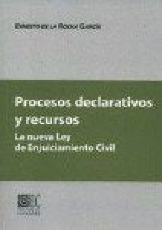 Procesos Declarativos Y Recursos Libro