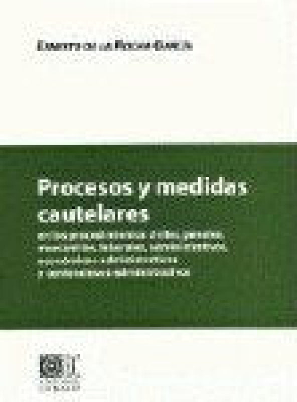 Procesos Y Medidas Cautelares Libro