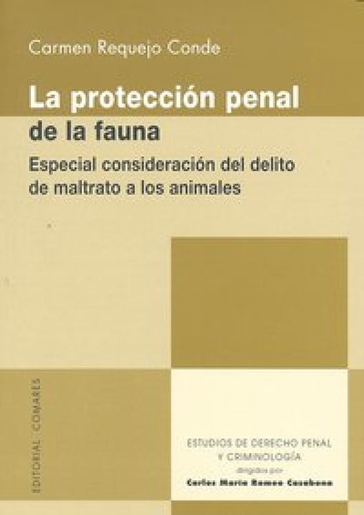 Proteccion Penal De La Fauna Libro