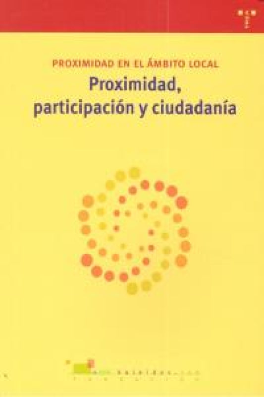 Proximidad Participación Y Ciudadanía Libro