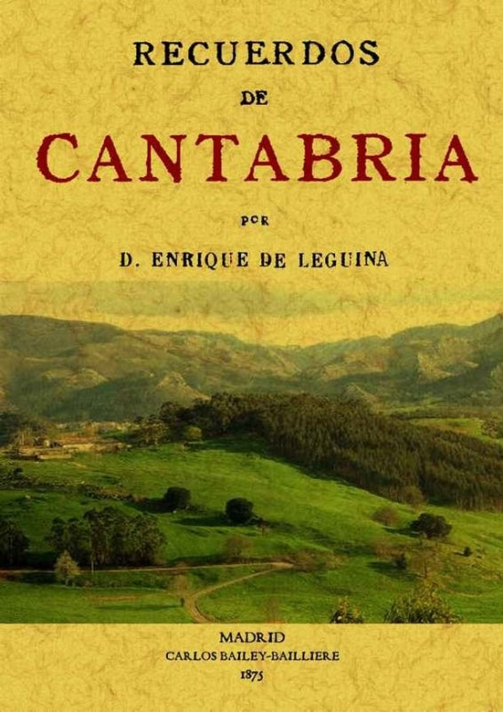 Recuerdos De Cantabria Libro