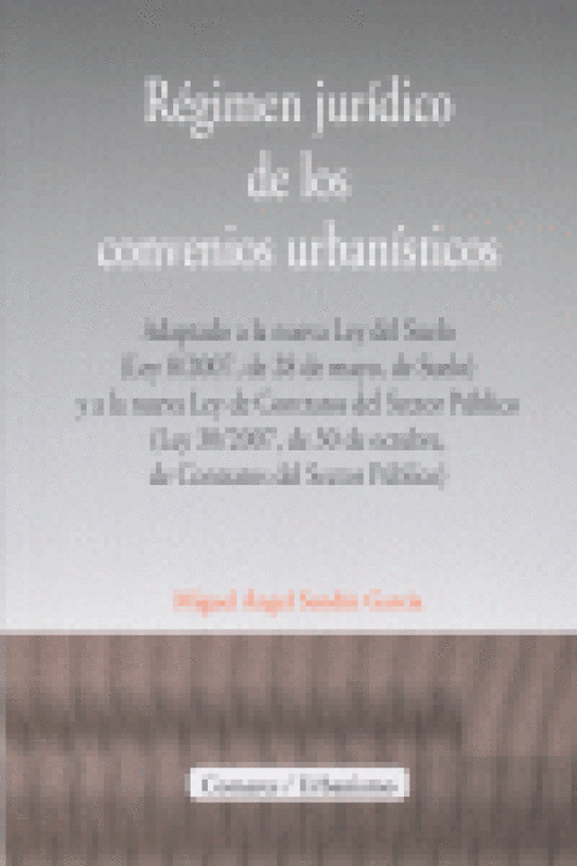 Regimen Juridico Convenios Urbanisticos Libro