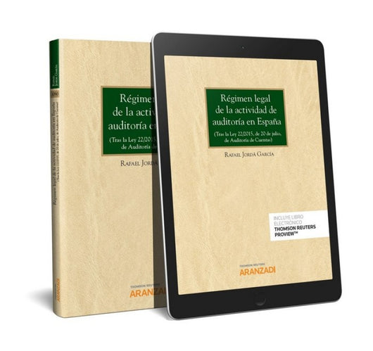 Régimen Legal De La Actividad Auditoría En España (Papel + E-Book) Libro