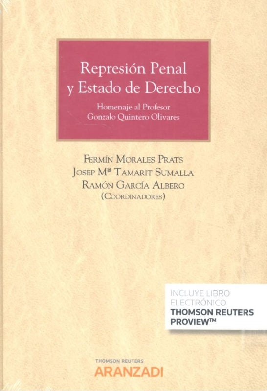 Represión Penal Y Estado De Derecho (Papel + E-Book) Libro