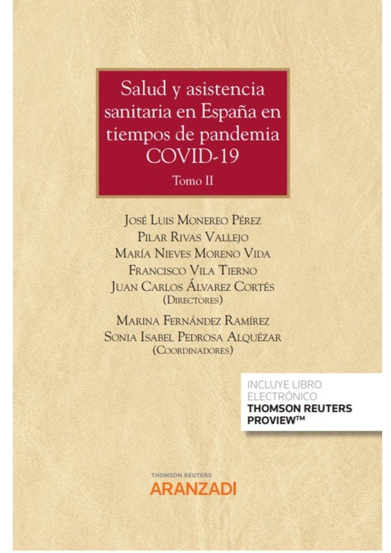 Salud Y Asistencia Sanitaria En España Tiempos De Pandemi Libro