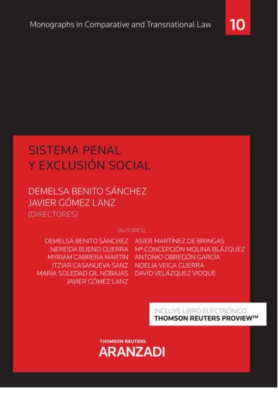 Sistema Penal Y Exclusión Social (Papel + E-Book) Libro