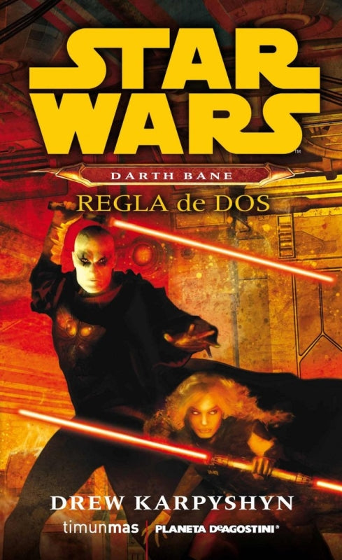 Star Wars Darth Bane Regla De Dos (Novela) Libro