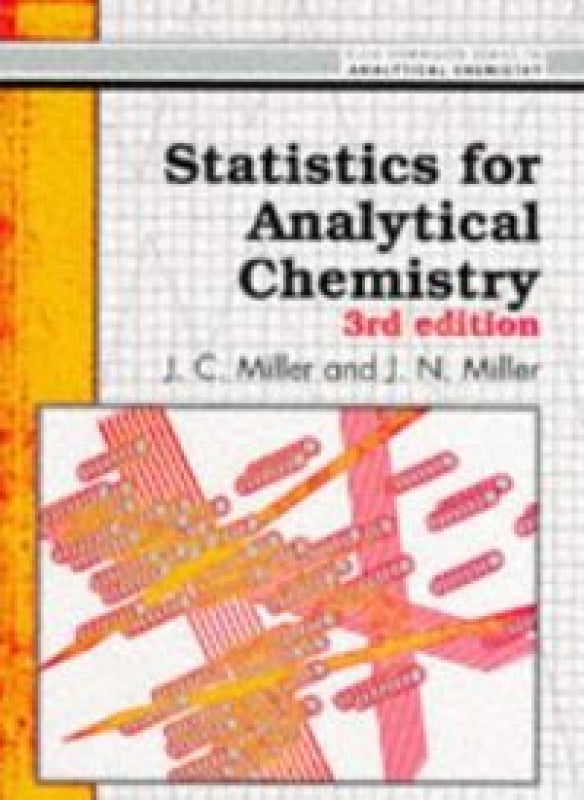 Statistics Analytical Chemistry 3º Ed. Libro