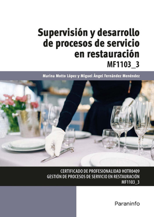 Supervisión Y Desarrollo De Procesos Servicio En Restauración Libro