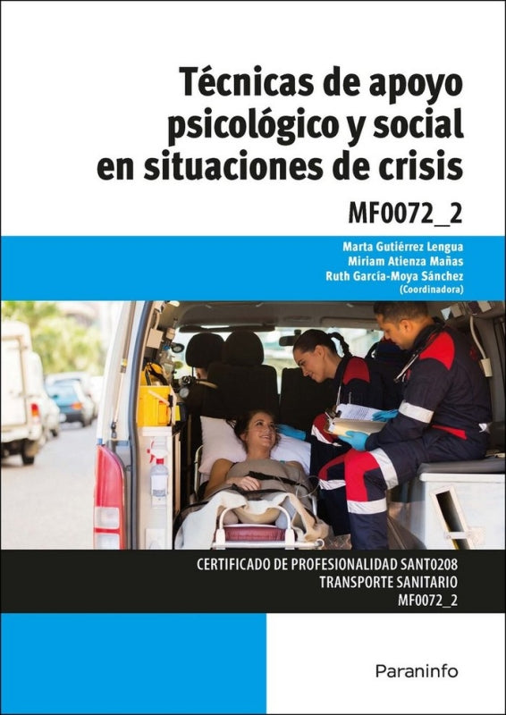 Técnicas De Apoyo Psicológico Y Social En Situaciones Crisis Libro