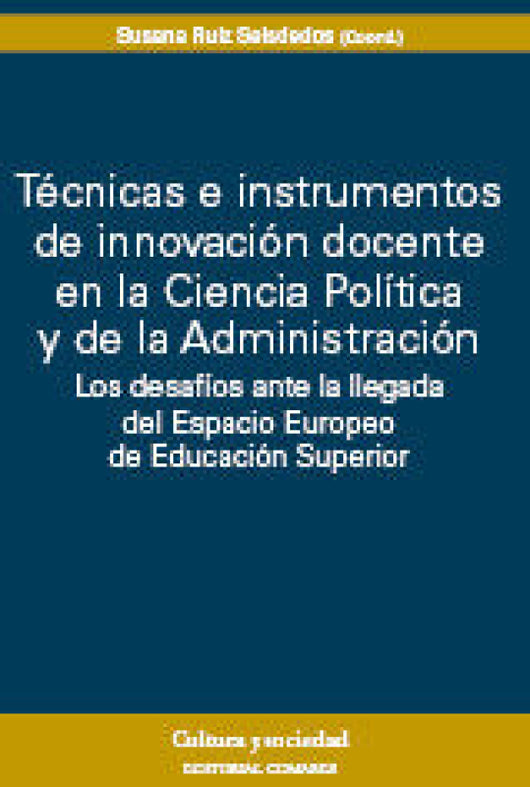 Tecnicas E Instrumentos De Innovacion Docente En Le Ciencia Politica Y La Administracion Libro