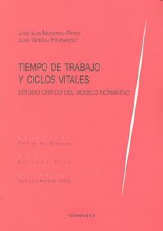 Tiempo De Trabajo Y Ciclos Vitales. Estudio Critico Del Modelo Normativo. Libro