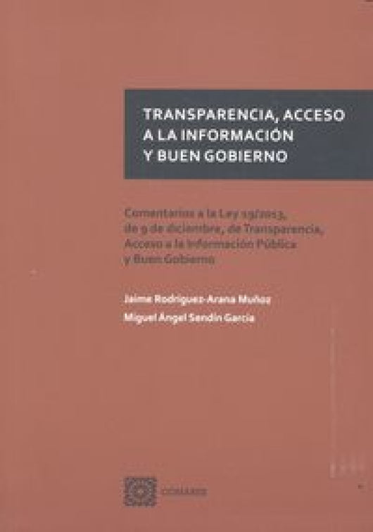 Transparencia Acesso A La Información Y Buen Gobierno Libro