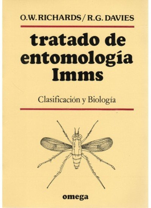 Tratado De Entomologia Imms Vol.2 Libro