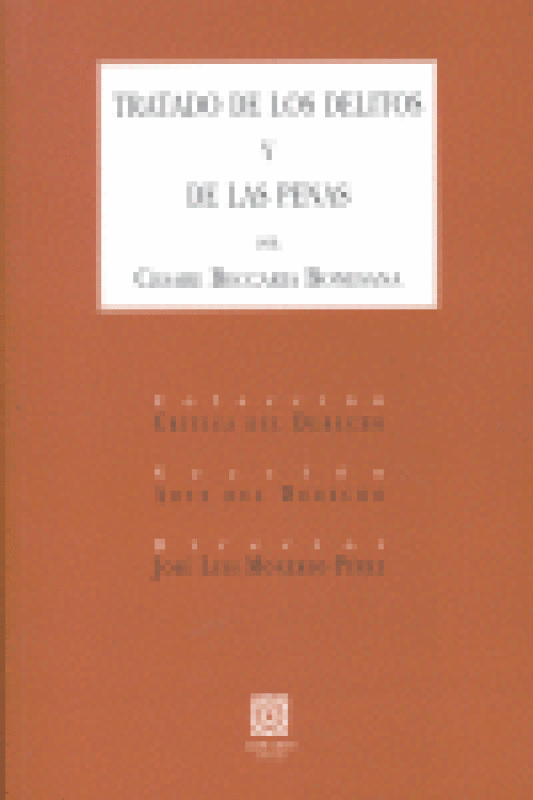 Tratado De Los Delitos Y Penas Libro