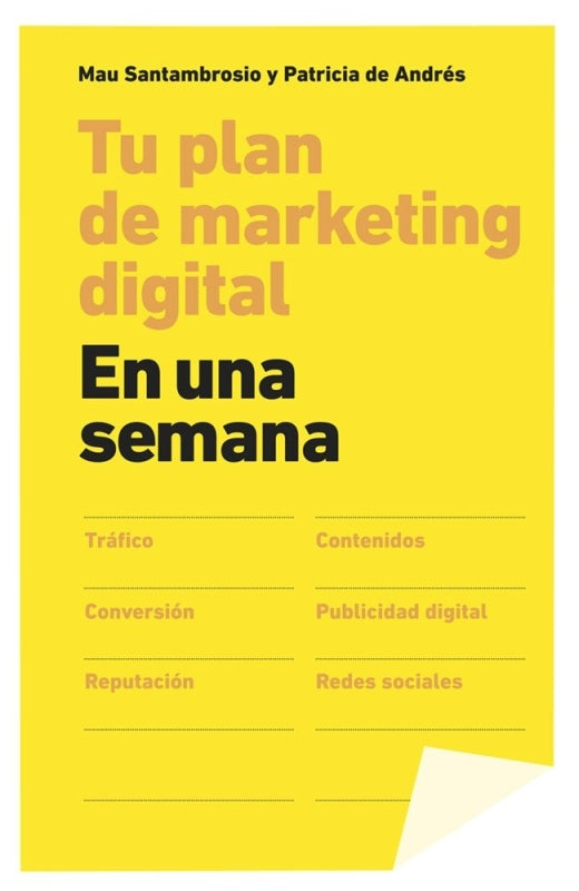 Tu Plan De Marketing Digital En Una Semana Libro