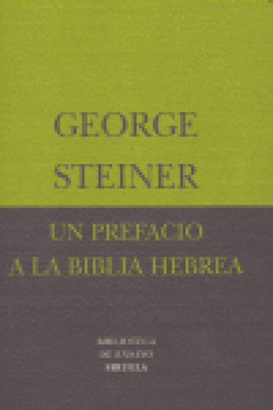 Un Prefacio A La Biblia Hebrea Libro