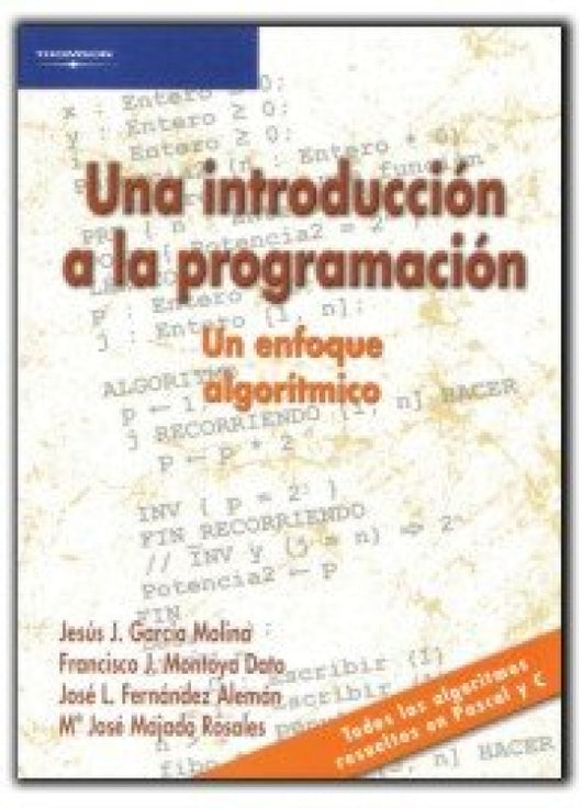 Una Introducción A La Programación. Un Enfoque Algorítmico Libro