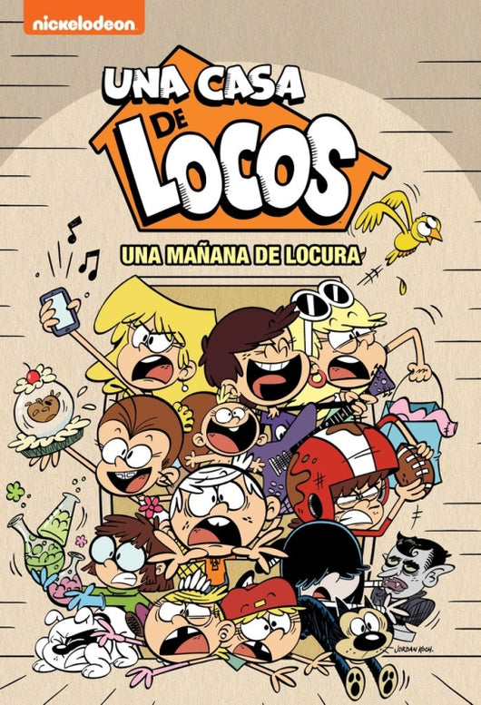 Una Mañana De Locura (Una Casa Locos. Cómic 6) Libro