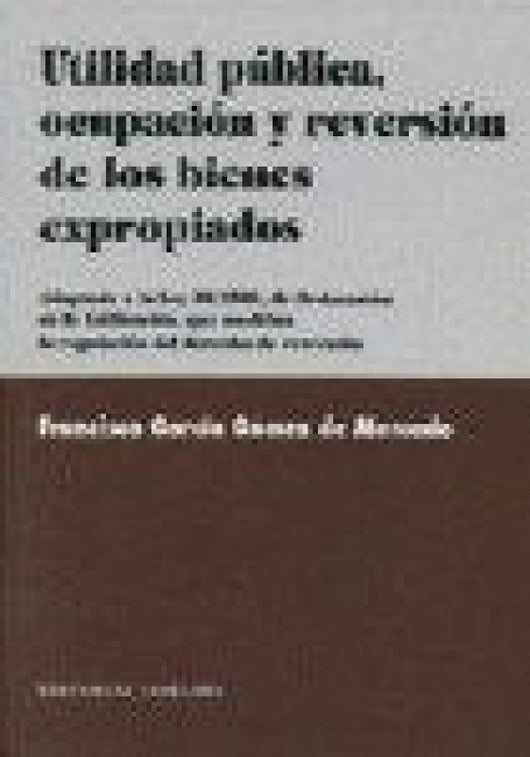 Utilidad Publica Ocupacion Y Reve Libro