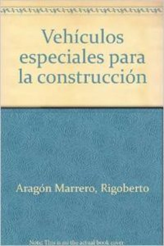 Vehículos Especiales Libro